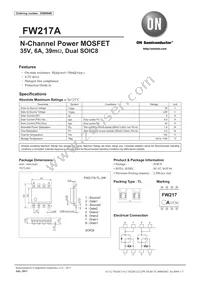 FW217A-TL-2WX Datasheet Cover