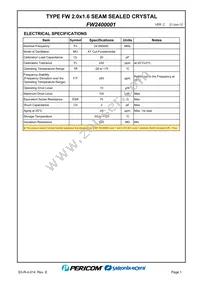 FW2400001 Datasheet Page 3