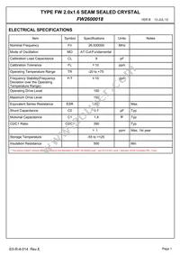 FW2600018 Datasheet Page 3