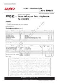 FW282-TL-E Datasheet Cover