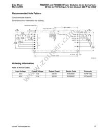 FW300B1 Datasheet Page 17