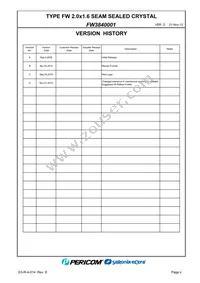 FW3840001 Datasheet Page 2