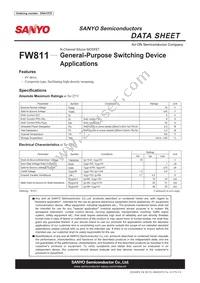 FW811-TL-E Datasheet Cover