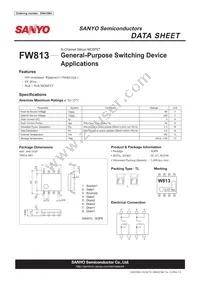 FW813-TL-H Datasheet Cover