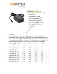 FWA020005B-10A Datasheet Cover