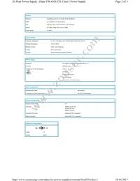 FWA020012A-10B Datasheet Page 2