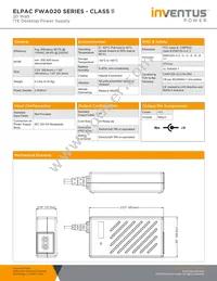 FWA020024B-10A Datasheet Page 2