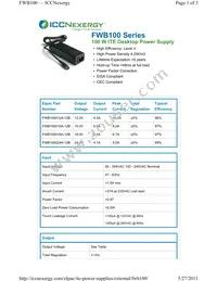 FWB100024A-11B Datasheet Cover