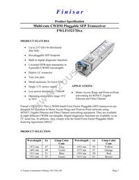 FWLF-1521-7D-61 Datasheet Cover