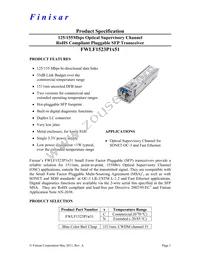 FWLF1523P1N51 Datasheet Cover