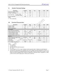 FWLF1523P1N51 Datasheet Page 3