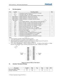 FWLF1625P2L61 Datasheet Page 3