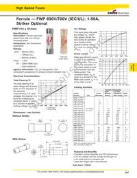 FWP-2.5A14FA Datasheet Cover