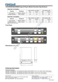 FWSF-M/D-1310/CWDM-8-LC Datasheet Page 2