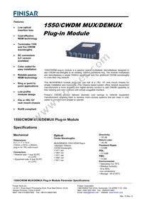 FWSF-M/D-1550/CWDM-LC Cover