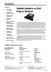 FWSF-OADM-W/TAP-4B-2-LC Cover