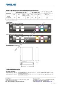 FWSF-OADM-W/TAP-4B-2-LC Datasheet Page 2