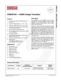 FXMHD103UMX Datasheet Page 2