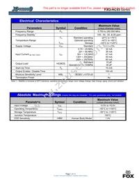 FXO-HC530-95 Datasheet Page 3