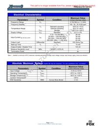 FXO-LC725-266 Datasheet Page 3