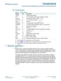 FXOS8700CQR1 Datasheet Page 5