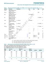 FXOS8700CQR1 Datasheet Page 11