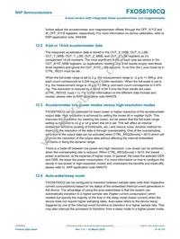 FXOS8700CQR1 Datasheet Page 21