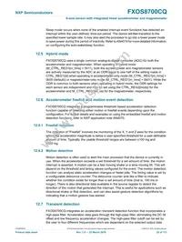 FXOS8700CQR1 Datasheet Page 22