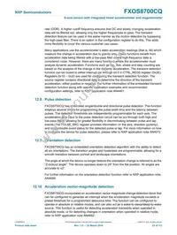 FXOS8700CQR1 Datasheet Page 23