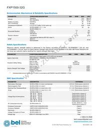 FXP1500-32G Datasheet Page 5