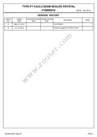 FY0800018 Datasheet Page 2