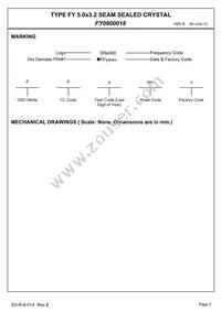 FY0800018 Datasheet Page 5