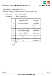 FY1101C-M-TR Datasheet Page 16