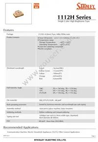 FY1112H-TR Datasheet Cover