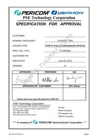 FY2400053 Datasheet Cover