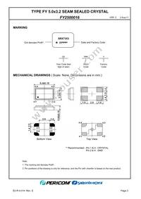 FY2500016 Datasheet Page 5