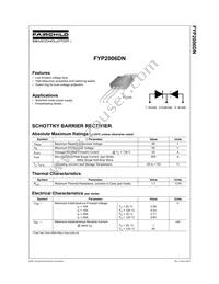 FYP2006DNTU Datasheet Page 2