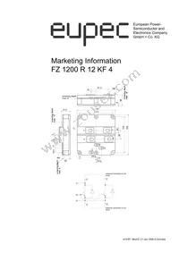 FZ1200R12KF4NOSA1 Datasheet Cover