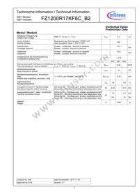 FZ1200R17KF6CB2NOSA1 Datasheet Page 3