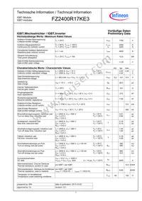 FZ2400R17KE3NOSA1 Datasheet Cover