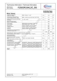 FZ800R33KL2CB5NOSA1 Datasheet Page 3