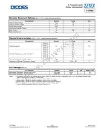 FZT489TC Datasheet Page 2