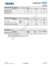 FZT649TC Datasheet Page 2