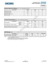 FZT651QTA Datasheet Page 2