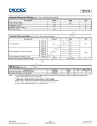FZT694BTC Datasheet Page 2
