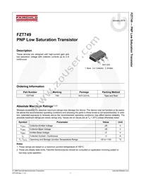 FZT749 Datasheet Page 2