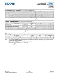 FZT751TC Datasheet Page 2