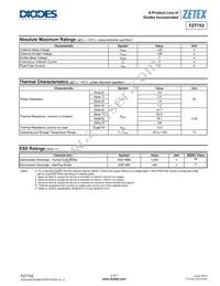 FZT753TC Datasheet Page 2