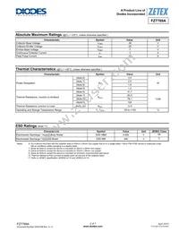 FZT789ATC Datasheet Page 2