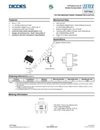 FZT792ATC Datasheet Cover